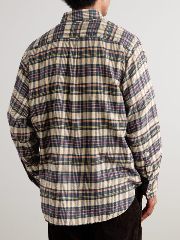 Checked Cotton-Flannel Shirt - BK Checked Cotton-Flannel Shirt - BK