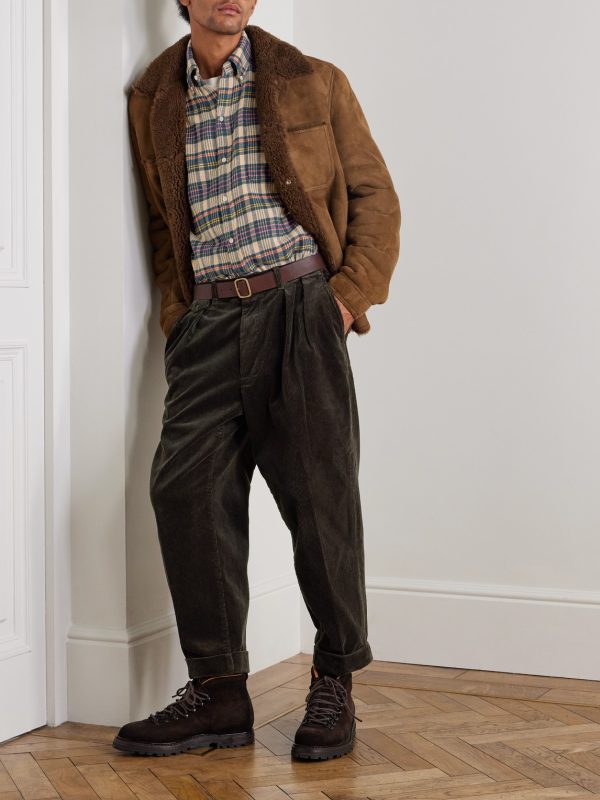 Checked Cotton-Flannel Shirt - OU Checked Cotton-Flannel Shirt - OU
