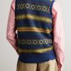 Fair Isle Wool-Blend Sweater Vest - BK