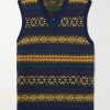 Fair Isle Wool-Blend Sweater Vest
