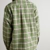 Button-Down Collar Checked Cotton-Dobby Shirt - BK