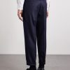 Ivy Cropped Tapered Brushed Wool-Blend Twill Suit Trousers - BK