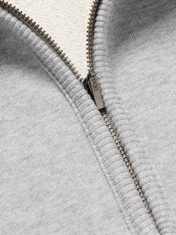 Slim-Fit Cotton-Jersey Half-Zip Sweatshirt - CU Slim-Fit Cotton-Jersey Half-Zip Sweatshirt - CU
