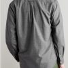 Button-Down Collar Cotton-Flannel Shirt - BK Button-Down Collar Cotton-Flannel Shirt - BK