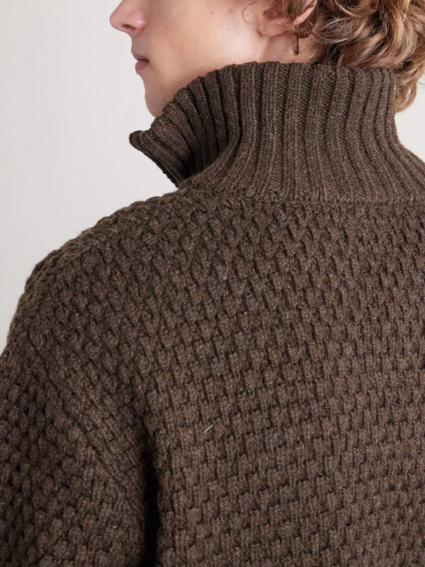 Zip-Up Wool Sweater - CU Zip-Up Wool Sweater - CU