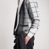Checked Wool Cardigan - CU