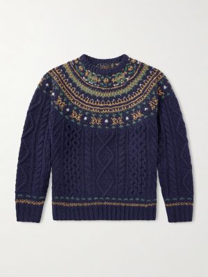 Cable-Knit Wool Sweater Cable-Knit Wool Sweater