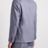 Wool-Blend Flannel Blazer - BK