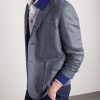 Wool-Blend Flannel Blazer - E2