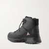 Andreas Hybrid Rubber-Trimmed Leather Hiking Boots - BK Andreas Hybrid Rubber-Trimmed Leather Hiking Boots - BK