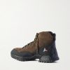Andreas Hybrid Rubber-Trimmed Suede Hiking Boots - BK