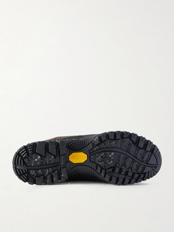 Andreas Hybrid Rubber-Trimmed Suede Hiking Boots - E1