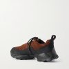 Katharina Rubber and Leather-Trimmed Brushed-Suede Hiking Sneakers - BK Katharina Rubber and Leather-Trimmed Brushed-Suede Hiking Sneakers - BK