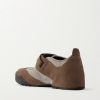 Loie Mesh-Trimmed Nubuck Sneakers - BK Loie Mesh-Trimmed Nubuck Sneakers - BK