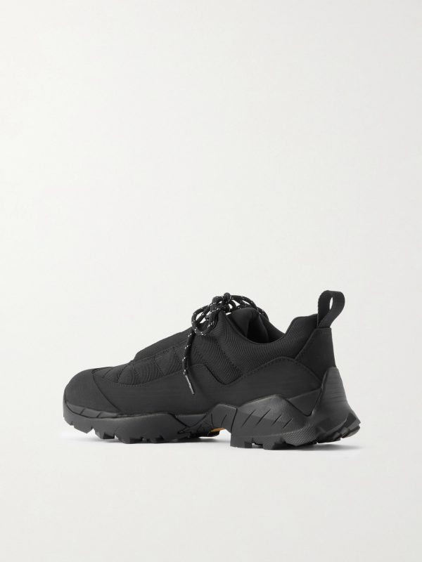 Katharina Rubber and Leather-Trimmed Mesh Hiking Sneakers - BK Katharina Rubber and Leather-Trimmed Mesh Hiking Sneakers - BK