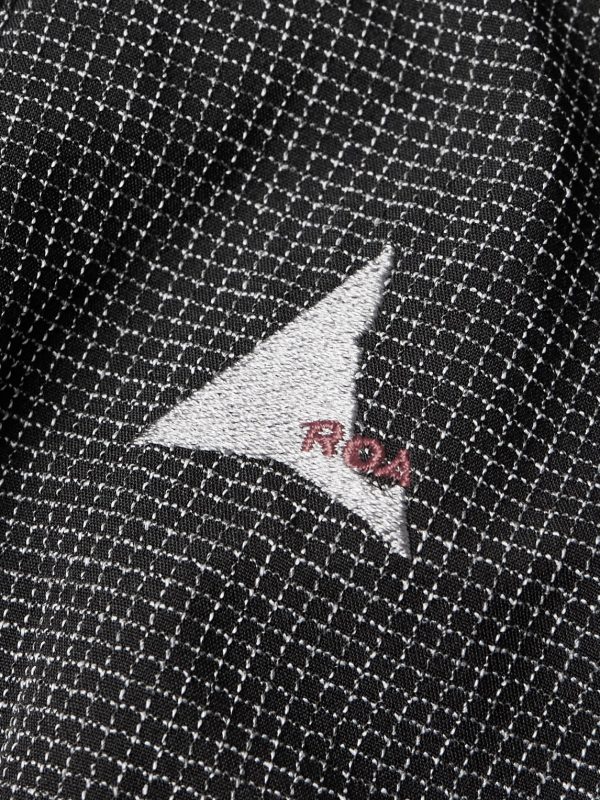Lamon Logo-Embroidered Micro-Check Shell Jacket - CU Lamon Logo-Embroidered Micro-Check Shell Jacket - CU