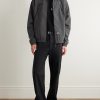 Lamon Logo-Embroidered Micro-Check Shell Jacket - OU Lamon Logo-Embroidered Micro-Check Shell Jacket - OU