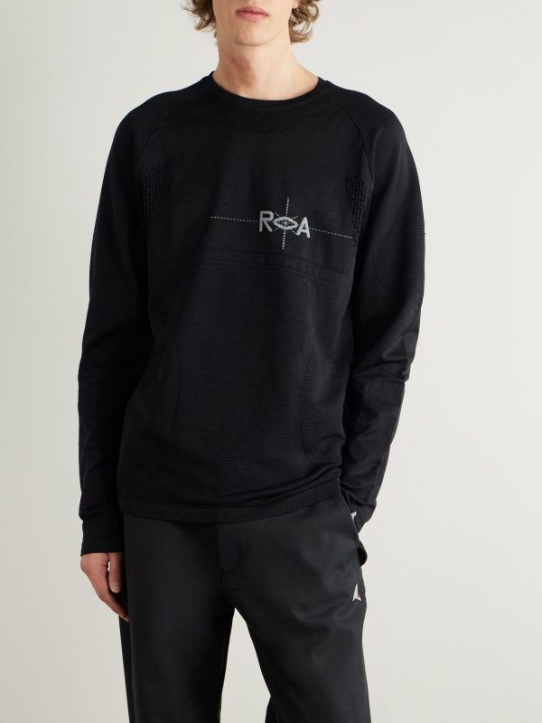 Logo-Embroidered SENSIL® Breeze T-Shirt - FR Logo-Embroidered SENSIL® Breeze T-Shirt - FR