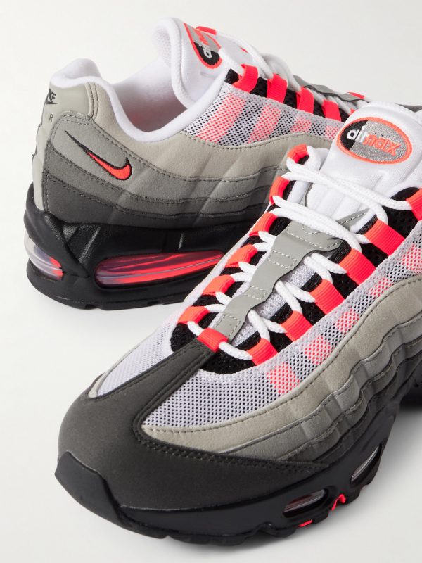 Air Max 95 Suede and Mesh Sneakers - CU Air Max 95 Suede and Mesh Sneakers - CU