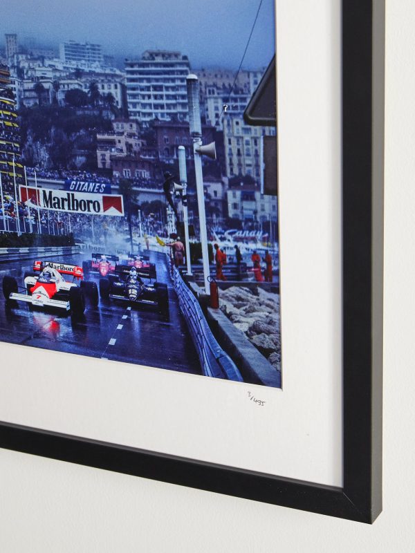 Framed 1985 Monaco GP Print, 16" x 20" - CU Framed 1985 Monaco GP Print, 16" x 20" - CU