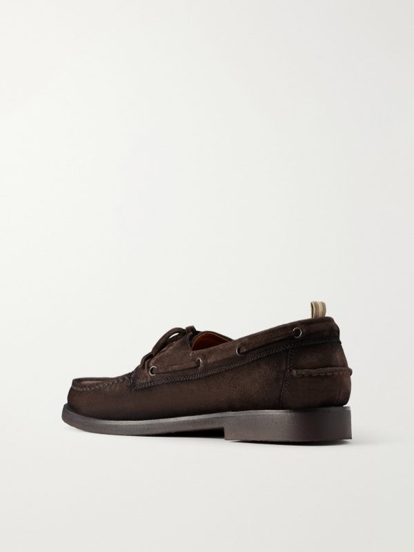 Balfron 002 Suede Boat Shoes - BK Balfron 002 Suede Boat Shoes - BK