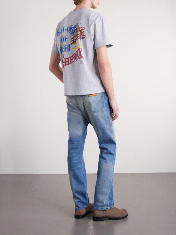 Best of the Breed Cropped Printed Cotton-Jersey T-Shirt - BK Best of the Breed Cropped Printed Cotton-Jersey T-Shirt - BK