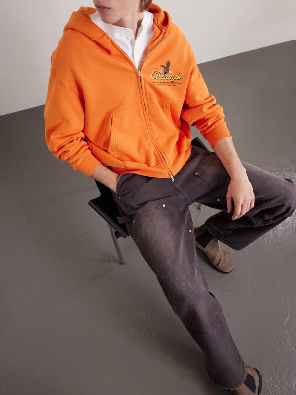 Logo-Print Cotton-Jersey Zip-Up Hoodie - CU Logo-Print Cotton-Jersey Zip-Up Hoodie - CU