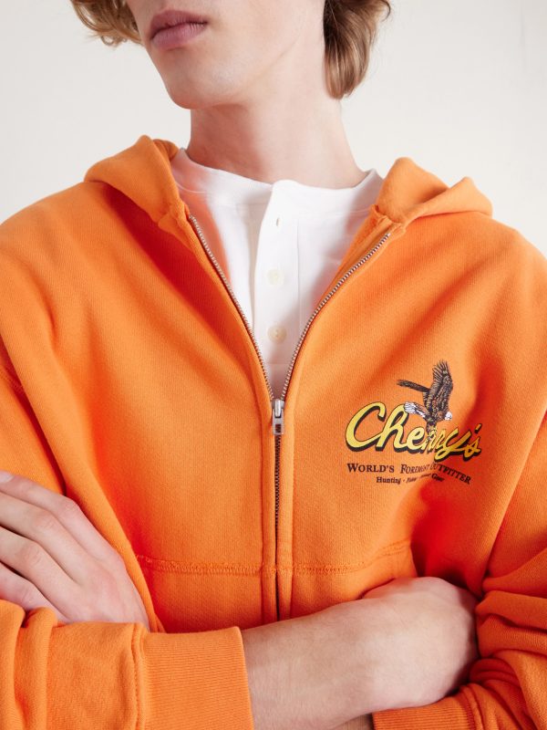 Logo-Print Cotton-Jersey Zip-Up Hoodie - E1 Logo-Print Cotton-Jersey Zip-Up Hoodie - E1