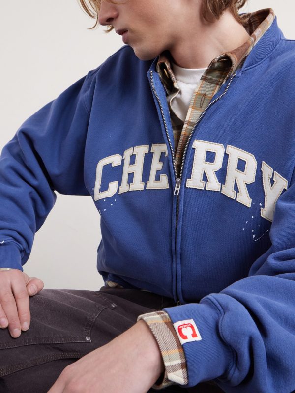 Logo-Appliquéd Cotton-Jersey Zip-Up Sweatshirt - CU Logo-Appliquéd Cotton-Jersey Zip-Up Sweatshirt - CU