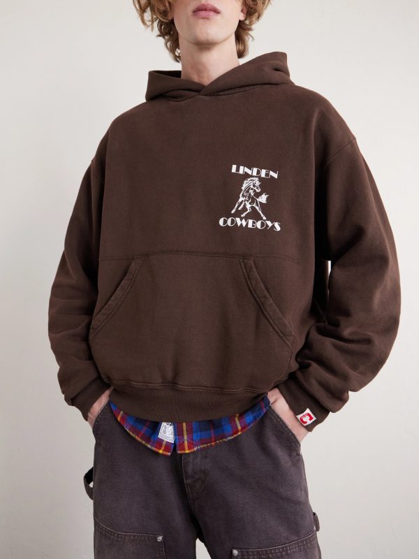 Cowboys Logo-Embroidered Printed Cotton-Jersey Hoodie - FR Cowboys Logo-Embroidered Printed Cotton-Jersey Hoodie - FR