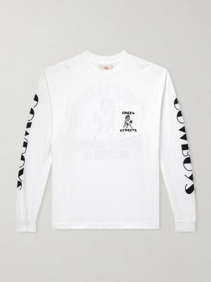 Cowboys Printed Cotton-Jersey T-Shirt