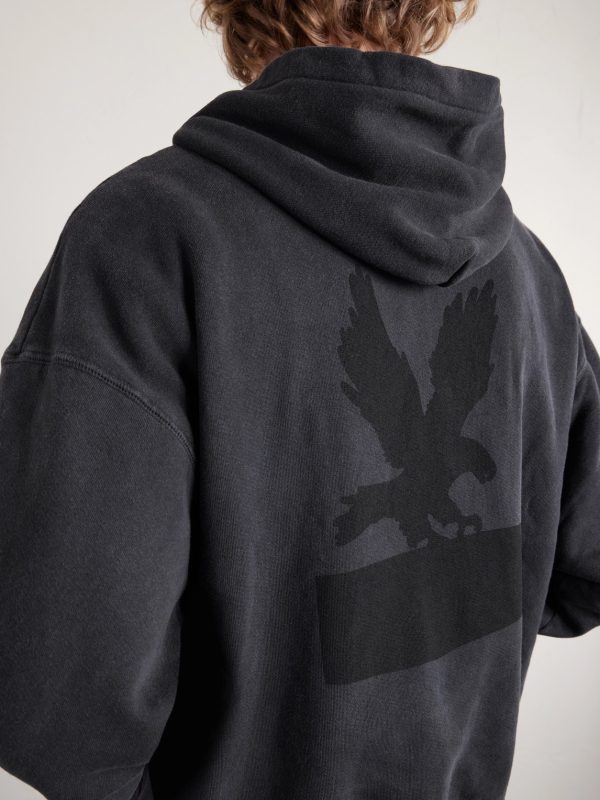 Sun Faded Thermal Cotton-Fleece Hoodie - E1 Sun Faded Thermal Cotton-Fleece Hoodie - E1