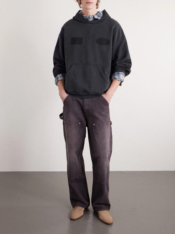 Sun Faded Thermal Cotton-Fleece Hoodie - OU Sun Faded Thermal Cotton-Fleece Hoodie - OU