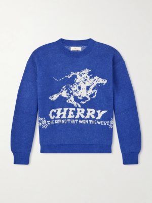Won The West Jacquard-Knit Alpaca-Blend Sweater Won The West Jacquard-Knit Alpaca-Blend Sweater