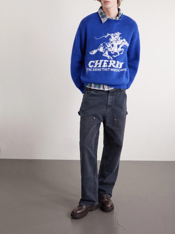 Won The West Jacquard-Knit Alpaca-Blend Sweater - OU