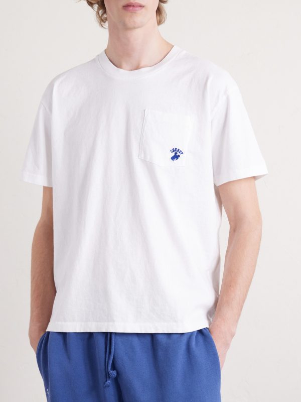 Western Athletic Logo-Embroidered Cotton-Jersey T-Shirt - FR Western Athletic Logo-Embroidered Cotton-Jersey T-Shirt - FR