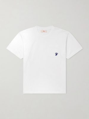 Western Athletic Logo-Embroidered Cotton-Jersey T-Shirt Western Athletic Logo-Embroidered Cotton-Jersey T-Shirt