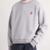 Western Athletic Logo-Embroidered Cotton-Blend Jersey Sweatshirt - FR