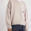 Logo-Embroidered Alpaca-Blend Sweater - FR Logo-Embroidered Alpaca-Blend Sweater - FR