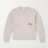 Logo-Embroidered Alpaca-Blend Sweater Logo-Embroidered Alpaca-Blend Sweater