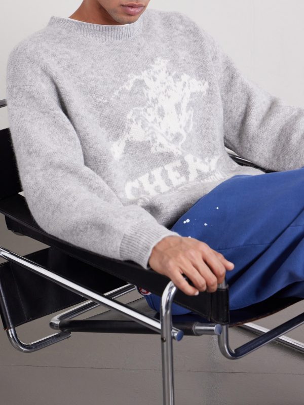 Won The West Jacquard-Knit Alpaca-Blend Sweater - CU