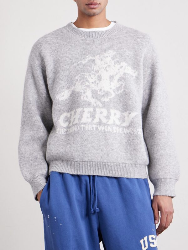 Won The West Jacquard-Knit Alpaca-Blend Sweater - FR