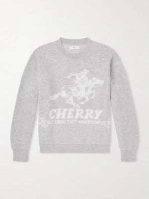 Won The West Jacquard-Knit Alpaca-Blend Sweater Won The West Jacquard-Knit Alpaca-Blend Sweater