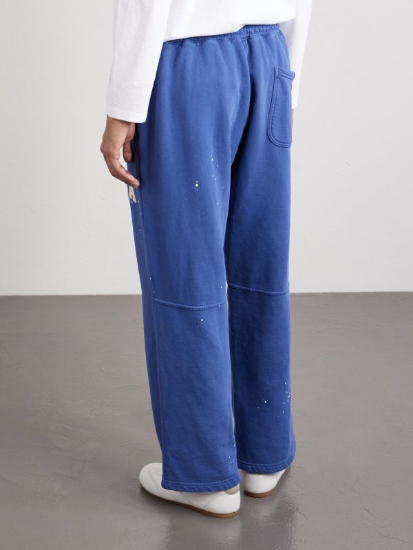 USA Parachute Appliquéd Cotton Sweatpants - BK USA Parachute Appliquéd Cotton Sweatpants - BK