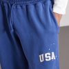 USA Parachute Appliquéd Cotton Sweatpants - CU USA Parachute Appliquéd Cotton Sweatpants - CU