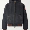Logo-Appliquéd Cotton-Canvas Hooded Jacket