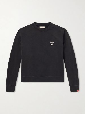 Western Athletic Logo-Embroidered Cotton-Fleece Sweatshirt Western Athletic Logo-Embroidered Cotton-Fleece Sweatshirt