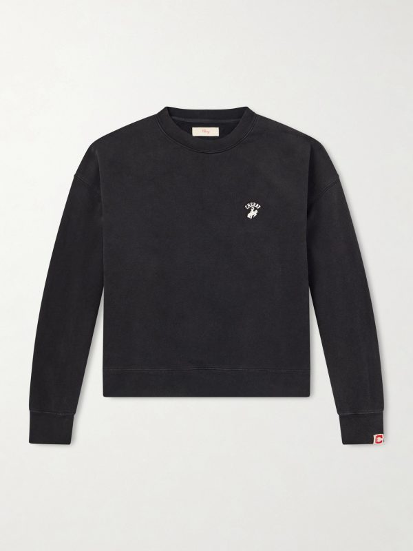 Western Athletic Logo-Embroidered Cotton-Fleece Sweatshirt Western Athletic Logo-Embroidered Cotton-Fleece Sweatshirt
