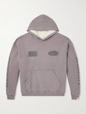 Sun Faded Thermal Cotton-Fleece Hoodie Sun Faded Thermal Cotton-Fleece Hoodie