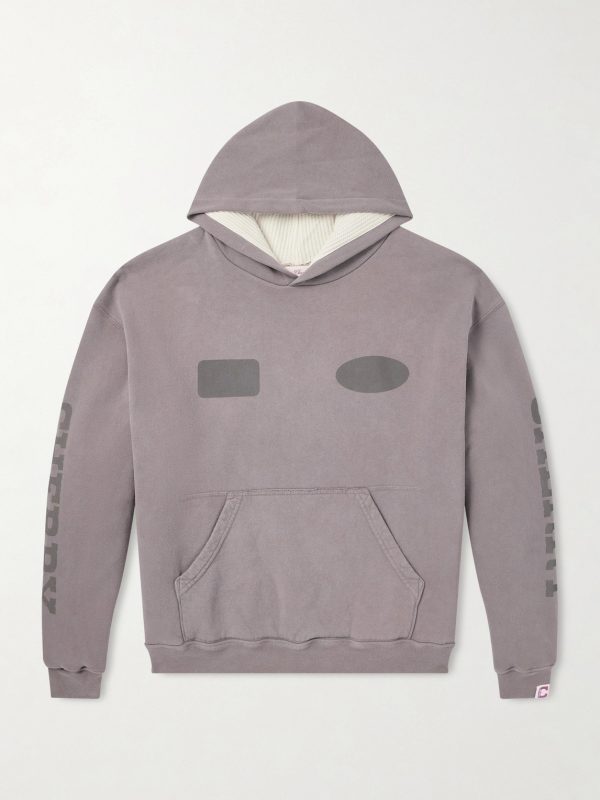 Sun Faded Thermal Cotton-Fleece Hoodie Sun Faded Thermal Cotton-Fleece Hoodie